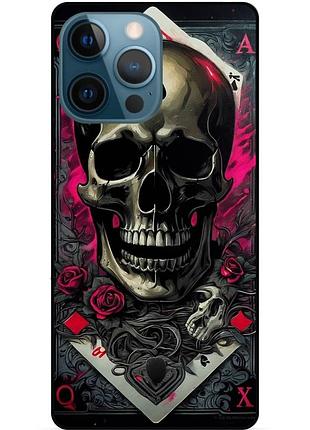 Силіконовий чохол череп скелет для xiaomi samsung motorola nokia iphone zte oppo realme vivo череп 09