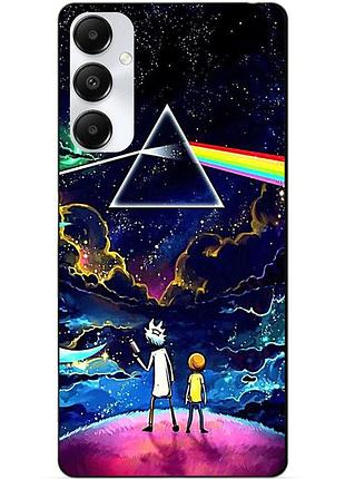 Силіконовий чохол бампер для samsung s25 з малюнком рік і морті rick and morty