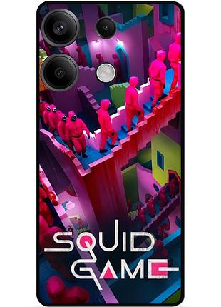 Чехол силиконовый для infinix note 30 (x6833b) с рисунком игра в кальмара