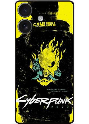 Силіконовий чохол бампер для iphone 17 з малюнком cyberpunk 2
