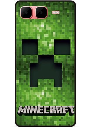 Силіконовий чохол бампер для infinix smart 10 plus гра minecraft майнкрафт
