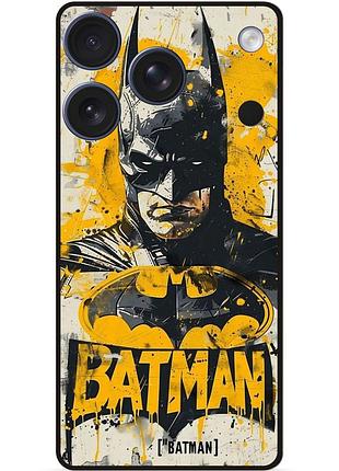 Чехол силиконовый бампер для iphone 17 pro с рисунком batman dc бэтмен