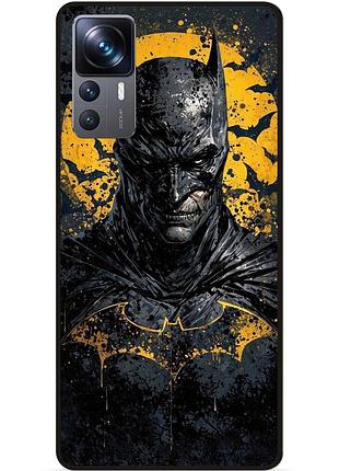 Силіконовий бампер чохол для xiaomi 12t з малюнком бэтмен batman