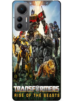 Чехол силиконовый бампер для xiaomi 12 lite звероботы трансформеры transformers