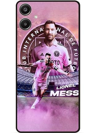 Силіконовий чохол бампер для samsung a07 з малюнком leo messi мессі