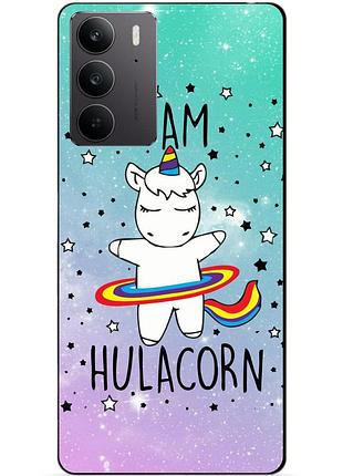 Силіконовий чохол бампер для realme c71 / c75 з малюнком єдиноріг поні
