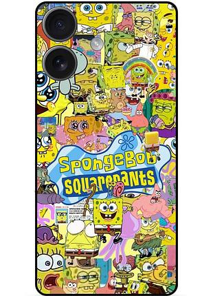 Силиконовый чехол бампер для huawei honor 400 с рисунком sponge bob губка боб