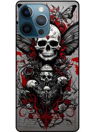 Силіконовий чохол череп скелет для xiaomi samsung motorola nokia iphone zte oppo realme vivo череп 04