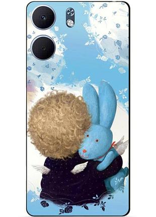 Чехол силиконовый бампер для oppo a5x с рисунком любимый зайка гапчинская