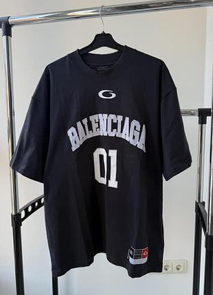Унісекс оверсайз футболка balenciaga 01 oversized