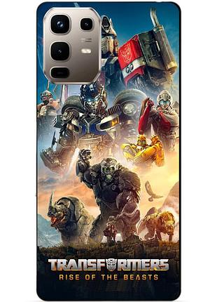 Силіконовий чохол бампер для infinix note 50 pro (x6855) з картинкою звіробої трансформери transformers