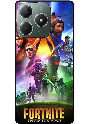 Силиконовый чехол бампер для infinix smart 8 plus (x6526) с рисунком fortnite фортнайт