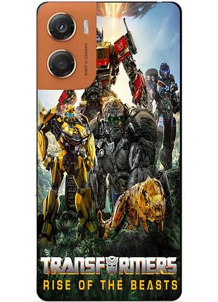 Чехол силиконовый бампер для motorola moto g06 звероботы трансформеры transformers