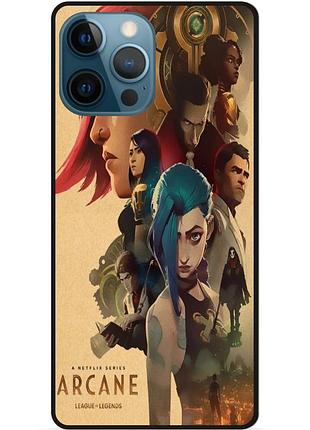 Силиконовый чехол аркейн arcane league of legends лига легенд для iphone arcane 1