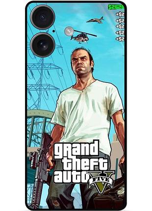 Силіконовий бампер чохол для iphone 17 з малюнком gta гта