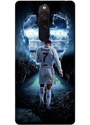 Силиконовый бампер чехол для xiaomi mi 9t / mi 9t pro с рисунком ronaldo роналдо