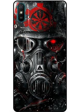 Чехол силиконовый бампер для huawei y5 2019 с рисунком сталкер stalker