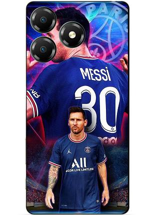 Силіконовий чохол бампер для zte blade a36 з малюнком мессі псж messi