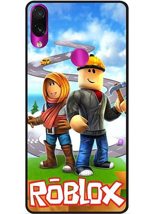 Силіконовий чохол бампер для huawei p smart z з картинкою roblox роблокс