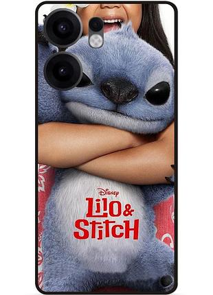 Силіконовий бампер чохол для oppo reno 13f стіч stitch
