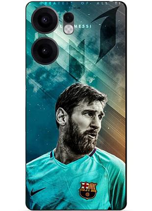 Силіконовий чохол бампер для oppo reno 13fs з малюнком leo messi мессі