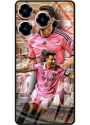 Силіконовий чохол бампер для zte blade a76 з малюнком мессі интер messi