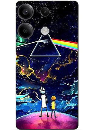 Силіконовий чохол бампер для infinix note 30 (x6833b) з малюнком рік і морті rick and morty