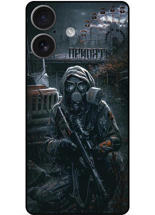 Чехол силиконовый бампер для iphone 17 с картинкой stalker сталкер