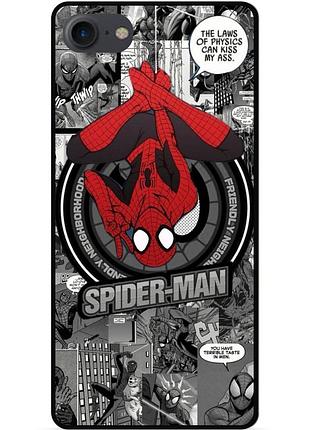 Силіконовий чохол бампер для huawei y5 2018 з картинкою людина-павук spider man