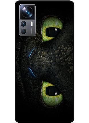 Силиконовый чехол для xiaomi 12t с картинкой как приручить дракона
