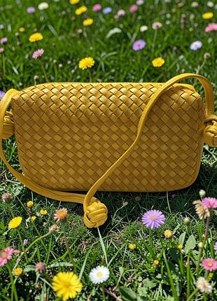 Сумка lilu в кольорі сонячної гірчиці ☀️  вишукана плетена сумка ручної роботи, створена для тих, хто цінує натуральні матеріали та неповторний стиль.