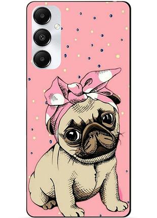 Силіконовий чохол бампер для samsung s24 з малюнком мопс