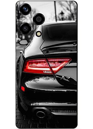 Чехол силиконовый бампер для huawei honor 200 lite с рисунком audi ауди машина авто