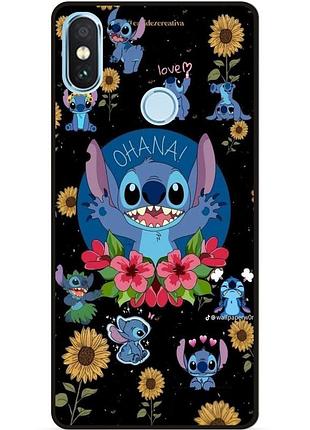 Силіконовий бампер чохол для xiaomi mi a2 з картинкою стіч stitch