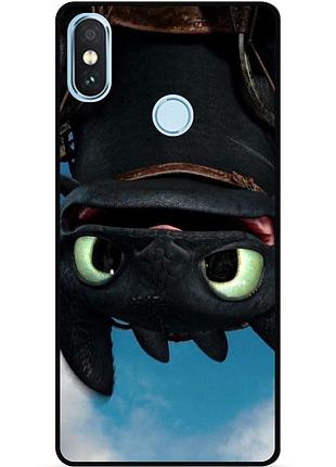 Чехол силиконовый для xiaomi redmi note 6 pro с картинкой как приручить дракона dragon