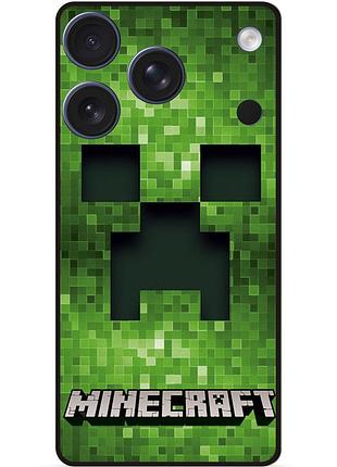Силіконовий чохол бампер для iphone 17 pro гра minecraft майнкрафт