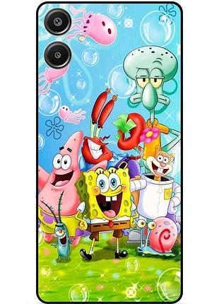 Силиконовый чехол для samsung a05 с рисунком sponge bob губка боб