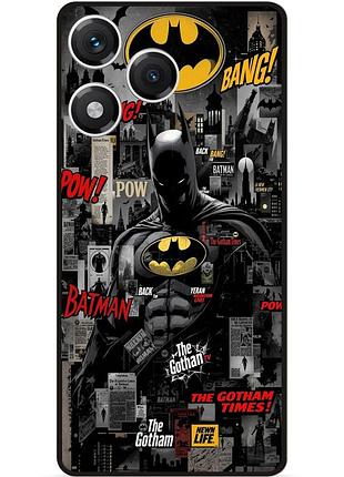 Чехол силиконовый бампер для huawei honor 400 lite с рисунком batman бэтмен