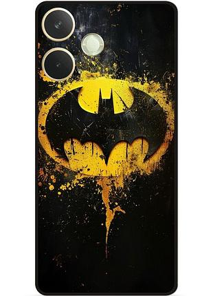 Чехол силиконовый бампер для oppo a5 pro с рисунком бэтмен dc batman