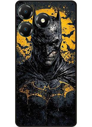 Чехол силиконовый бампер для zte blade a36 с рисунком бэтмен batman