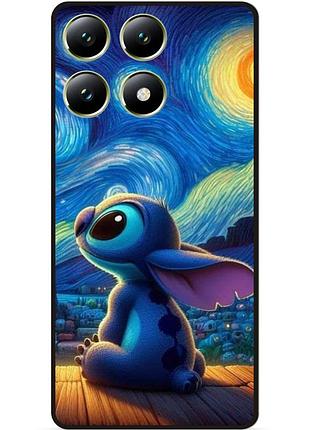 Силіконовий чохол бампер для xiaomi 14t з малюнком стіч 6