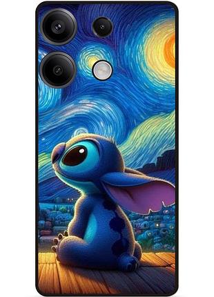 Силиконовый бампер чехол для infinix note 30 (x6833b) stitch лило и стич