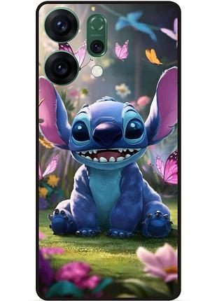 Силіконовий бампер чохол для oppo reno 14 стіч stitch