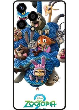 Силиконовый чехол для huawei honor 200 lite с рисунком zootopia зверополис
