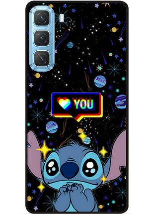 Силіконовий бампер чохол для infinix hot 60i стіч stitch