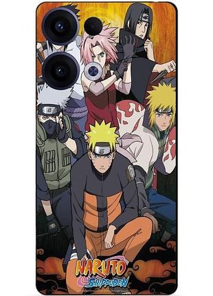 Силіконовий чохол бампер для oppo reno 13 з малюнком naruto наруто аніме