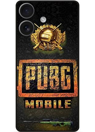 Силіконовий чохол бампер для iphone 17 з малюнком пабг pubg