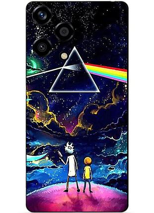 Силіконовий чохол бампер для huawei honor 200 lite з малюнком рік і морті rick and morty