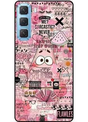 Силіконовий чохол для infinix hot 60 pro plus (x6886) з малюнком губка боб sponge bob