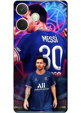Силіконовий чохол бампер для oppo a5 pro з малюнком мессі псж messi